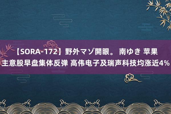 【SORA-172】野外マゾ開眼。 南ゆき 苹果主意股早盘集体反弹 高伟电子及瑞声科技均涨近4%