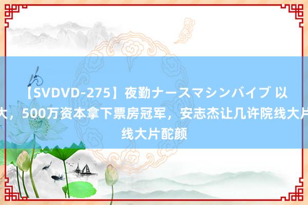 【SVDVD-275】夜勤ナースマシンバイブ 以小博大，500万资本拿下票房冠军，安志杰让几许院线大片酡颜